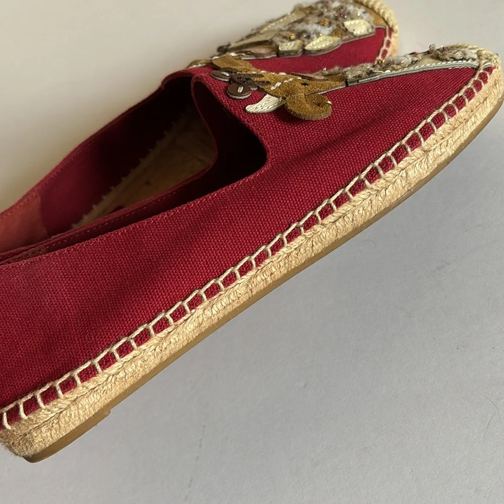 TORY BURCH RARE Espadrille Ozzie The Ox Lunar New Year